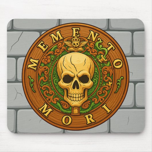 Memento Mori Mauspad von Phil Elmore (Vorne)