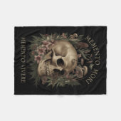Memento Mori Memento Vivere _ Philosophie & amp; L Fleecedecke (Vorderseite (Horizontal))