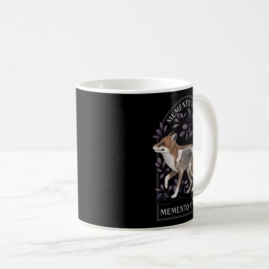 Memento Mori Memento Vivere _ Philosophie & amp; L Kaffeetasse (VorderseiteRechts)