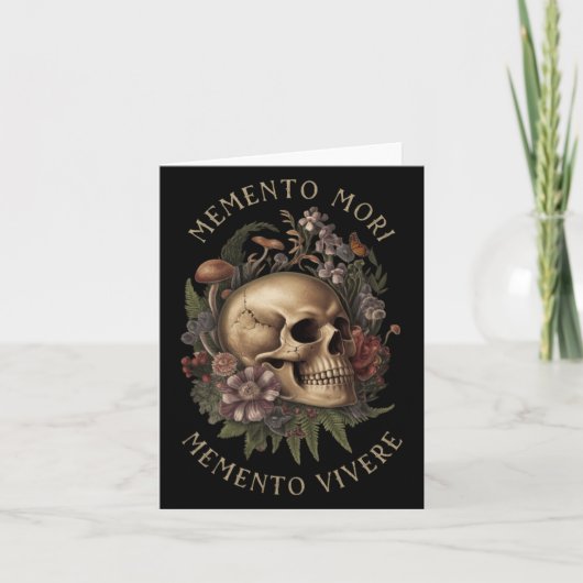 Memento Mori Memento Vivere _ Philosophie & amp; L Karte (Vorderseite)