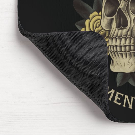Memento Mori Memento Vivere _ Philosophie & amp; L Mousepad (Ecke)