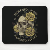 Memento Mori Memento Vivere _ Philosophie & amp; L Mousepad (Vorne)