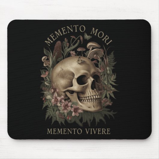 Memento Mori Memento Vivere _ Philosophie & amp; L Mousepad (Vorne)