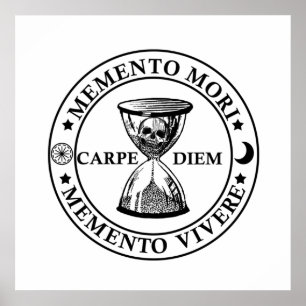 Memento mori memento vivere poster