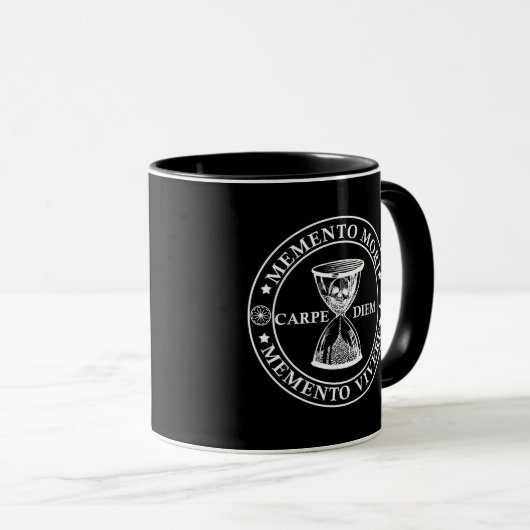 Memento mori memento vivere tasse (VorderseiteRechts)