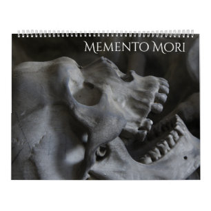 Memento Mori Menschen-Knochen Kalender