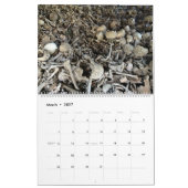 Memento Mori Menschen-Knochen Kalender (Mär 2027)