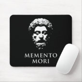 Memento Mori mit Marcus Aurelius Head Mousepad (Mit Mouse)