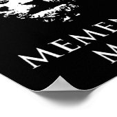 Memento Mori mit Marcus Aurelius Head Poster (Ecke)