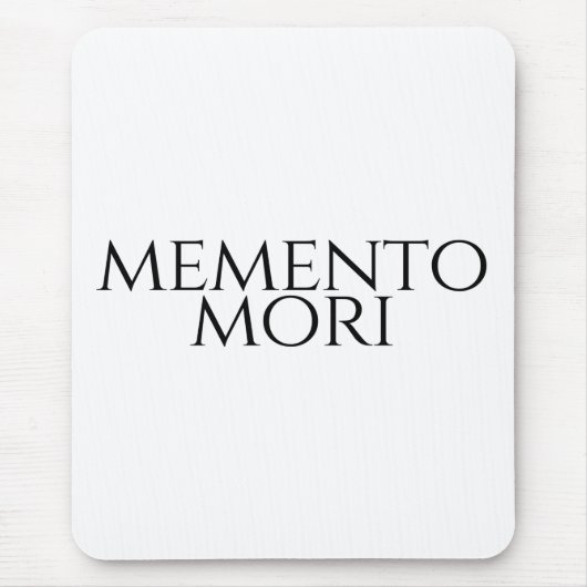 Memento Mori Mousepad (Vorne)