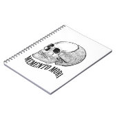 Memento mori notizblock (Linke Seite)