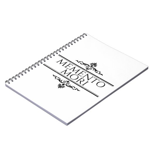 Memento Mori Notizblock (Linke Seite)