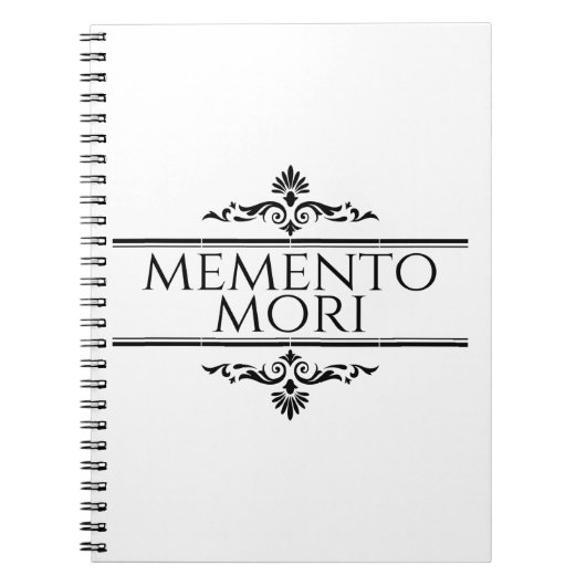 Memento Mori Notizblock (Vorderseite)