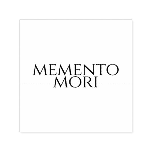 Memento Mori Permastempel (Design)