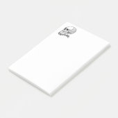 Memento mori post-it klebezettel (angewinkelt)