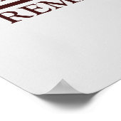 Memento mori poster (Ecke)