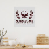Memento mori poster (Küche)