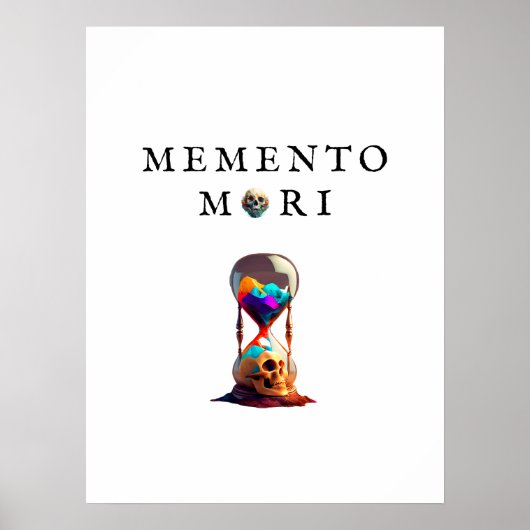 Memento Mori Poster | Poster | Geschenk (Vorne)