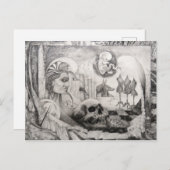 MEMENTO MORI POSTKARTE (Vorne/Hinten)