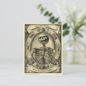 Memento Mori Postkarte (Stehend Vorderseite)