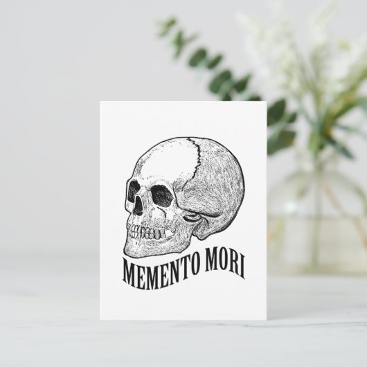 Memento mori postkarte (Stehend Vorderseite)