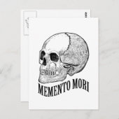Memento mori postkarte (Vorne/Hinten)
