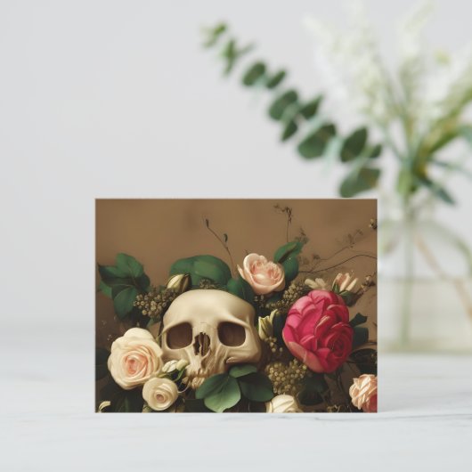 Memento mori postkarte (Stehend Vorderseite)