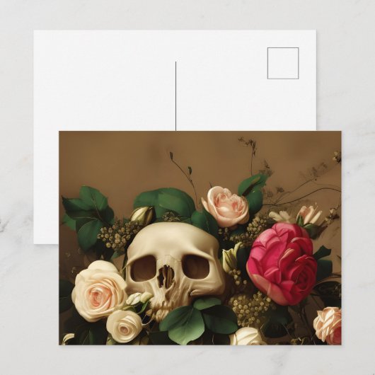 Memento mori postkarte (Vorne/Hinten)