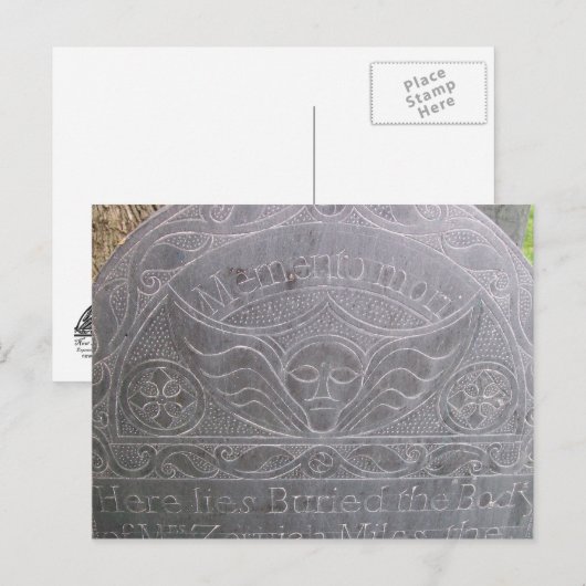 Memento Mori Postkarte (Vorne/Hinten)