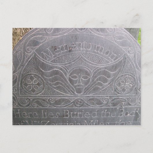 Memento Mori Postkarte (Vorderseite)