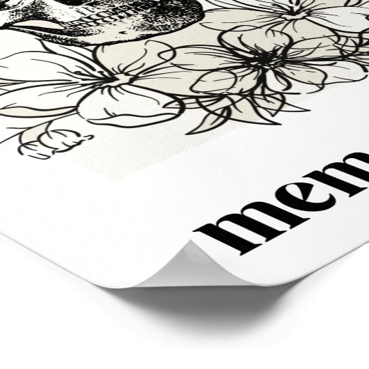 Memento Mori - Print Poster (Ecke)