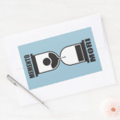 Memento Mori Rechteckiger Aufkleber (Umschlag)