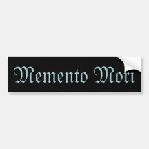 Memento Mori (Remember Death) Aufkleber