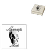 Memento Mori "Remember Your Death" Design. Gummistempel (Stempel)