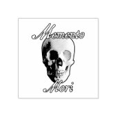 Memento Mori "Remember Your Death" Design. Gummistempel (Prägung)