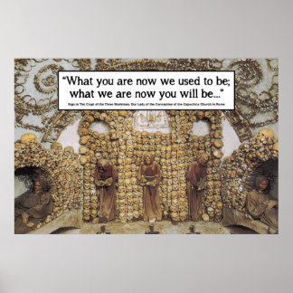 Memento Mori - Rom-Knochenkirche Poster