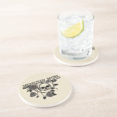 Memento-Mori-Rose Getränkeuntersetzer (Seite)