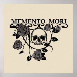 Memento-Mori-Rose Poster