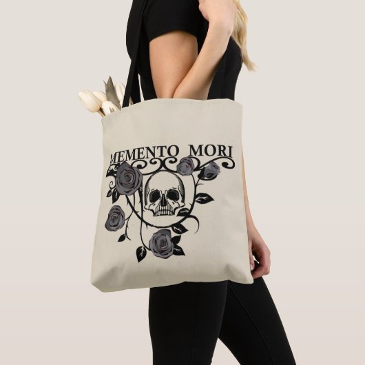 Memento-Mori-Rose Tasche (Von Nahem)