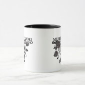 Memento-Mori-Rose Tasse (Zentrum)