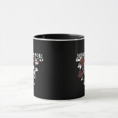 Memento mori rote Rosen Tasse (Zentrum)