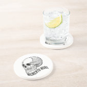 Memento mori sandstein untersetzer (Seite)