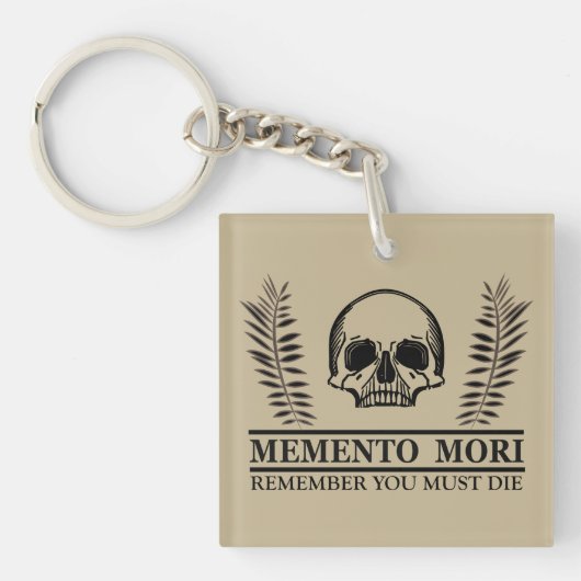 Memento mori schlüsselanhänger (Vorderseite)