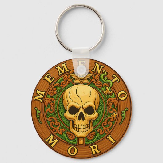 Memento Mori Schlüsselanhänger von Phil Elmore (Vorderseite)