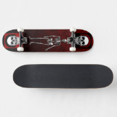 Memento Mori - Skeleton Skateboard Design (Horizontal)