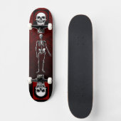 Memento Mori - Skeleton Skateboard Design (Vorderseite)