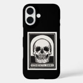 Memento Mori Skull Art Case-Mate iPhone Hülle (Rückseite)