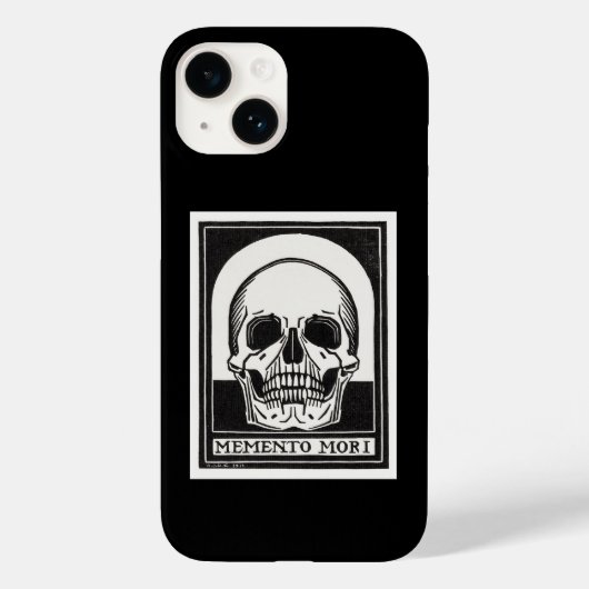 Memento Mori Skull Art Case-Mate iPhone Hülle (Rückseite)