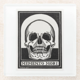 Memento Mori Skull Art Glasuntersetzer