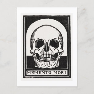 Memento Mori Skull Art Postkarte